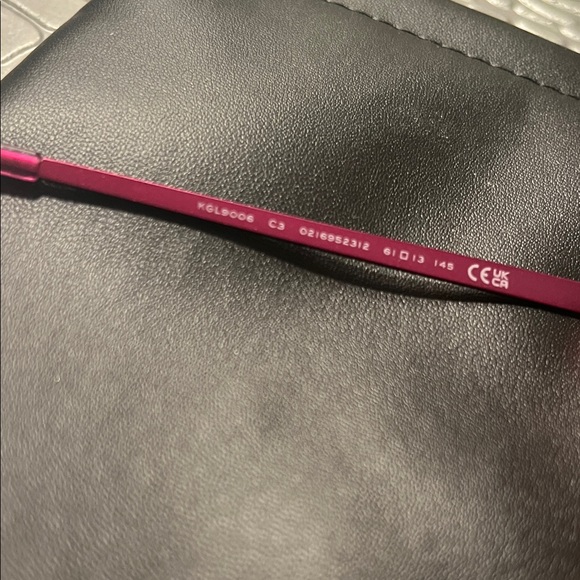 Kurt Geiger Fuchsia Aviator Sunglasses